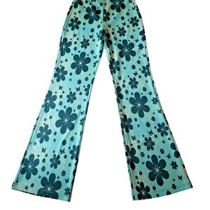 Urban Outfitters Bryn Flare Pants Sz S Hippie Festival Boho Bell Bottoms Flower